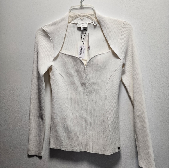 NWT Ted Baker London Knit Top Size 2 - Picture 2 of 8